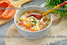 Photo of Сырный суп с курицей и овощами