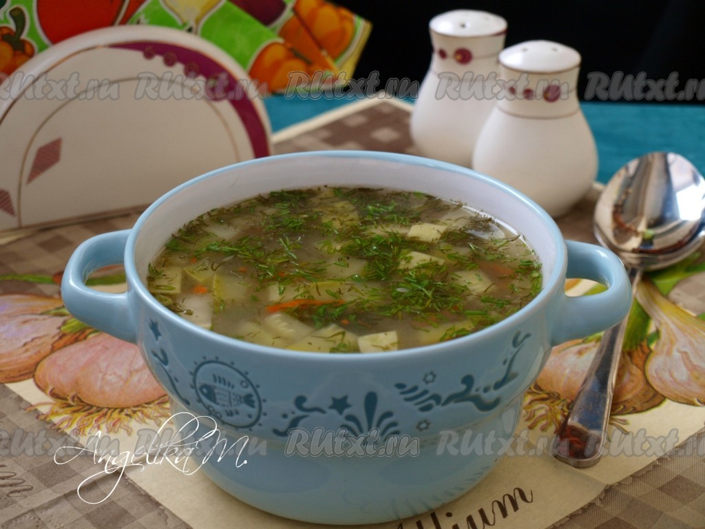 Фото 52 — Сырный суп с кабачками и картофелем