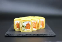 Photo of Сырный тарт с лососем и шпинатом