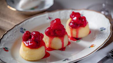 Photo of Рецепт сырного десерта с малиной