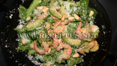 Photo of Сырный тарт с креветками и авокадо