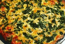 Photo of Сырный тарт с лососем и шпинатом