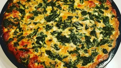 Photo of Сырный тарт с лососем и шпинатом