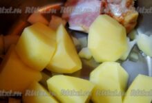 Photo of Сырный суп с беконом и зеленью