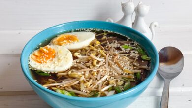 Photo of Сырный суп с беконом и зеленью