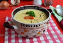 Photo of Сырный суп с курицей и картофелем