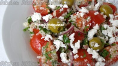 Photo of Сыр фета с помидорами и оливками