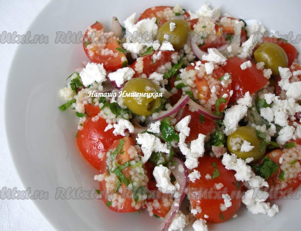 Фото 46 — Сыр фета с помидорами и оливками