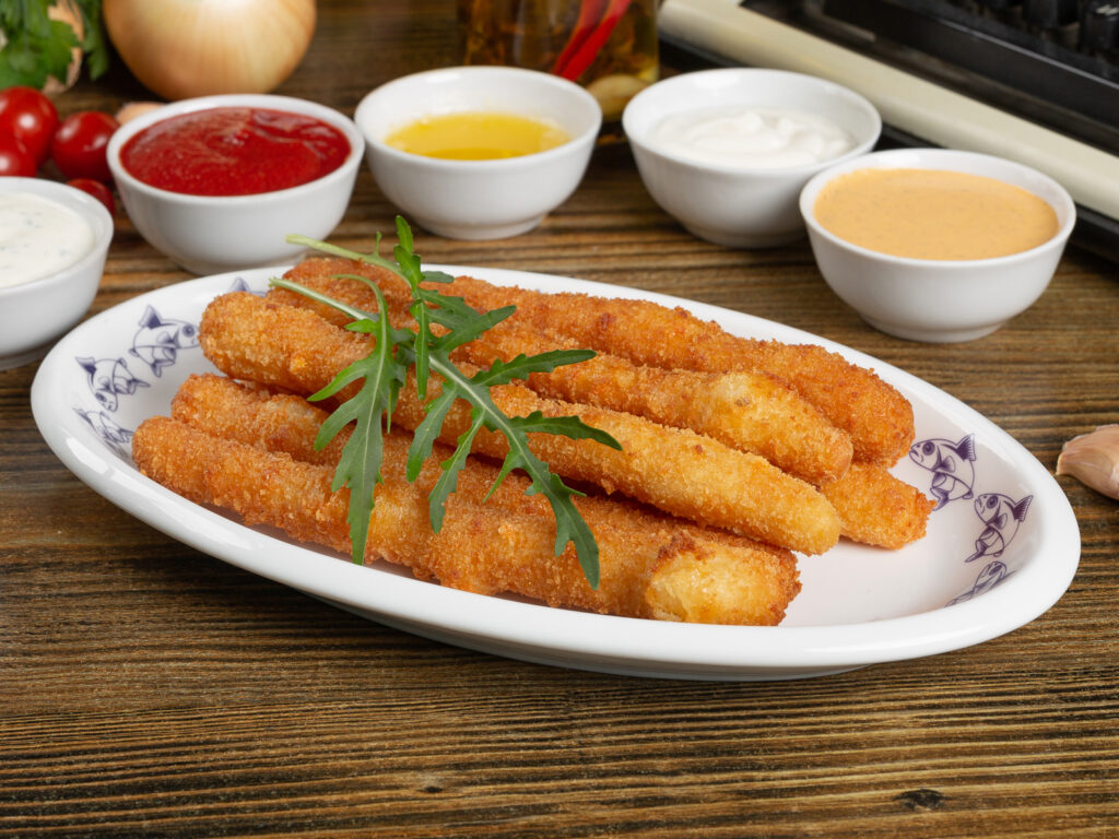 Фото 30 — Сырные палочки с чесночным соусом