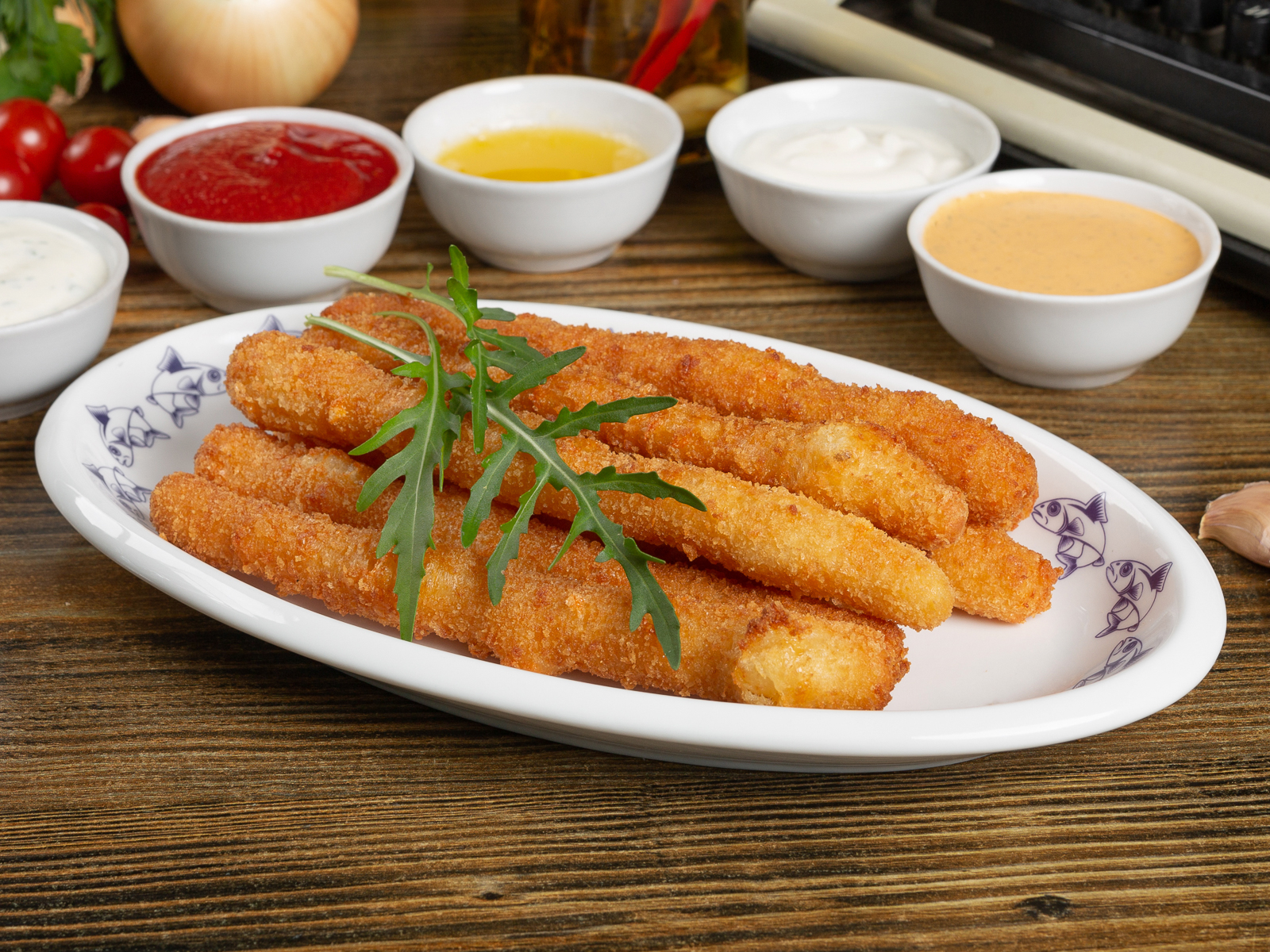 Фото 30 — Сырные палочки с чесночным соусом