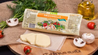 Photo of Сыр моцарелла с беконом и песто